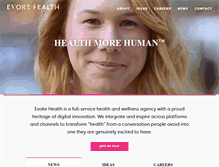 Tablet Screenshot of evokehealth.com